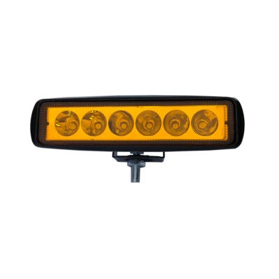 NEBLINERA 6 LED AMBAR RECT 4.5X16CM 443-5