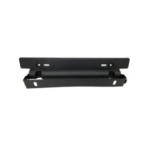 PORTA PLACA  AJUSTABE CARBON TM-302