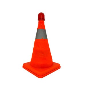CONO DE SEGURIDAD COLAPSABLE 31CM  LUZ LZ0009A