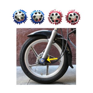 ADORNO P/MOTO 2 PCS  AZUL/ROJO MTCPJ0008 2CM
