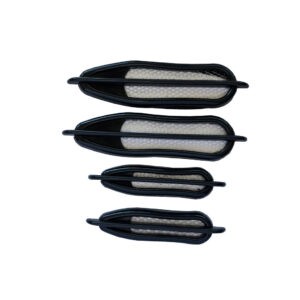 VENTANILLA P/AIRE NEGRA 4 PCS  AC-2202