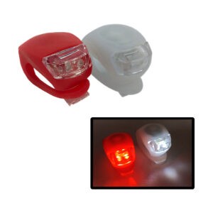 LUZ P/BICICLETA 2LED HJ-004 FUNCIONES LUZ ROJA