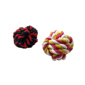JUGUETE P/MASCOTA BOLA LAZO 10 CM JX036