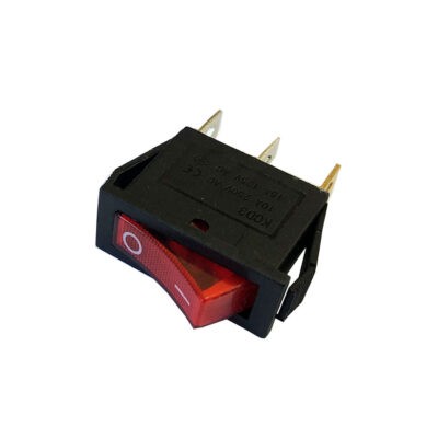 SWITCH C/LUZ ROJO KCD3 10-15AMP 125-250V