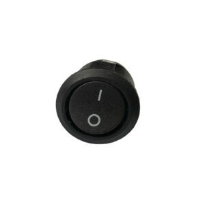 SWITCH REDONDO NEGRO ON-OFF KCD1