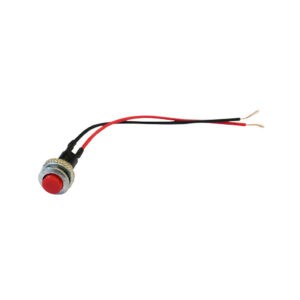 SWITCH MINI PUSH  2 PIN 125 VOH AC 205-24 C/CABLE