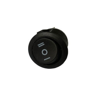 SWITCH REDONDO NEGRO 205-28 24MM ON-OFF-ON
