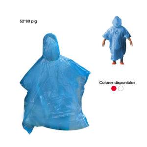 Capa para lluvia tipo poncho Nylon