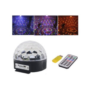 LAMPARA P/DISCOTECA 110V C/ USB Y BOCINA HL-009