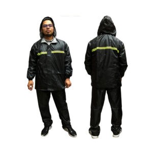 TRAJE P/MOTORISTA UNITALLA  B505 NEGRA C/REFLECT