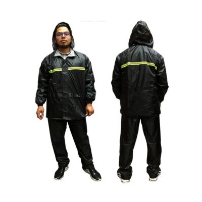 TRAJE P/MOTORISTA UNITALLA  B505 NEGRA C/REFLECT