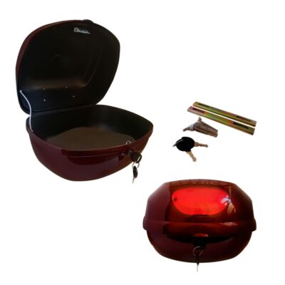 BAUL P/MOTO GLOSSY OYITOS 618 ROJO RESP