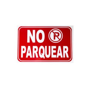 ROTULO NO PARQUEAR 20 X 30CM 812-6