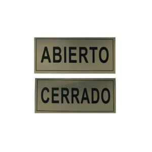 ROTULO  ABIERTO/CERRADO 2 EN 1  812-12