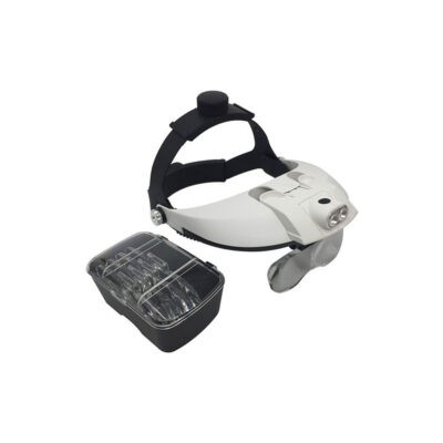 LAMPARA DE CABEZA C/5 LUPAS  Y 2 LED 81001-H