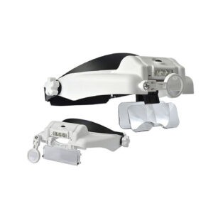 LAMPARA DE CABEZA C/3 LUPAS 3 LED 81000S 3 BAT AA