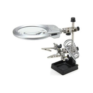 PEDESTAL C/LUPA PORTA CAUTIN PINZAS LUZ MG16129-A
