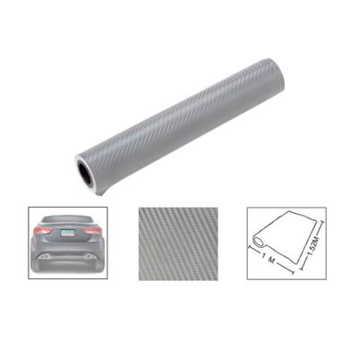 STICKER FIBRA DE CARBON 4D SILVER 1.52 256-2