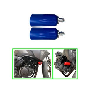 PROTECTOR DE EJE P/MOTO 45MMX12CM PLASTICO AZUL M6CA001-1