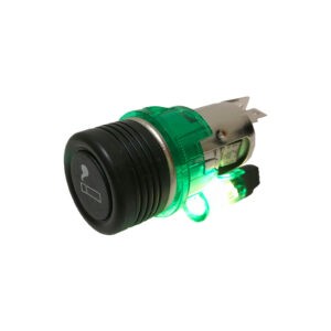 ENCENDEDOR C/BASE P/CARRO C/ LUZ AQUA HR-4003
