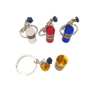 LLAVERO DE METAL NITRO CD-36 SI GOLD BL RD