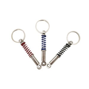 LLAVERO DE METAL AMORTIGUADOR HT-250728 BK BL W RD