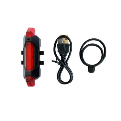 LUZ P/BICICLETA CON USB RECARGABLE ROJO 66403775