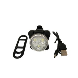 LAMPARA P/BICICLETA BLANCA 3 LED 3.5CM 5772-4 FUN
