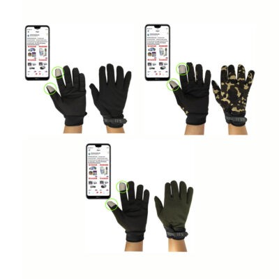 GUANTES P/MOTORISTA TOUCH 511-2 M L XL BK/GR/CAM