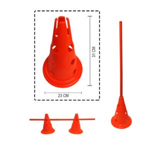 CONO DE TRANSITO PERFORADO 31X23CM  5853-7
