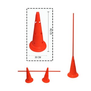 CONO DE TRANSITO PERFORADO 52X30 CM  5853-8