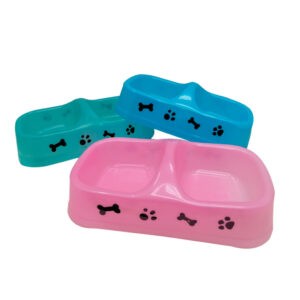 PLATO P/MASCOTA DOBLE PLASTICO OVAL 814-055
