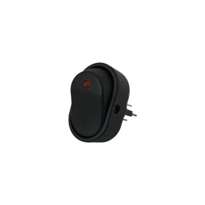 SWITCH C/LUZ ROJA  ASW20D-2-R 31X19.5X10MM