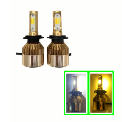 BOMBILLO LED H7 DUAL COLOR 36W 6500K 8000LM S2-H7