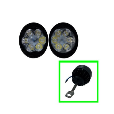 NEBLINERA REDONDA 4 LED 9419-1 6.5X5.5CM PLASTICA