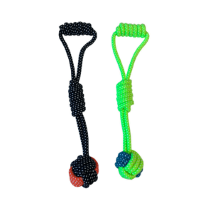JUGUETE P/ PERRO LAZO NUDO 36CM  XR03P40 BK LGR