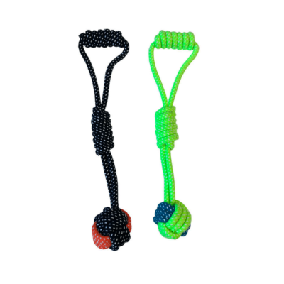JUGUETE P/ PERRO LAZO NUDO 36CM  XR03P40 BK LGR
