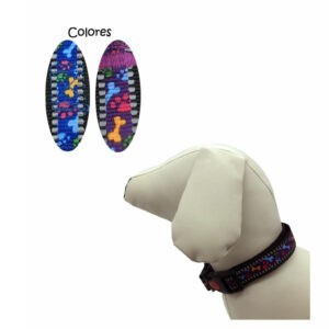 COLLAR P/MASCOTA 2X10-16 DIA 8049-5 AZUL MORADO