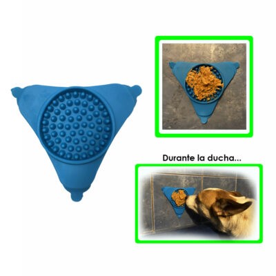 COMEDERO DE PARED P/MASCOTA SILICON 8049-8
