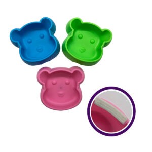 PLATO P/MASCOTA CARITA PERRO 18X18CM 526 PK-LBL-LGR