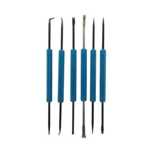 GANCHOS Y PUNTAS DOBLES P/ELECTRONICA 6 PCS SA-10