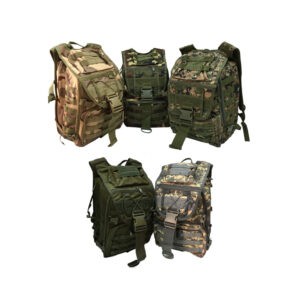 MOCHILA 1363-1 CAMUFLAGE SURTIDOS 45X29X20CM