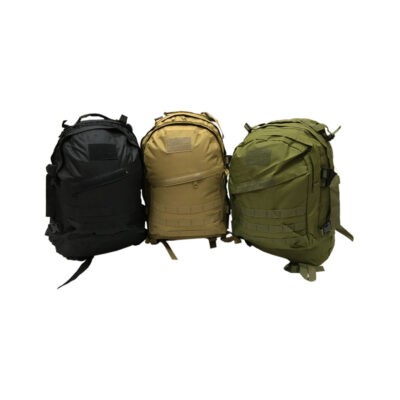 MOCHILA COMBATE 43X30X19CM 1363-2 BK BE GR