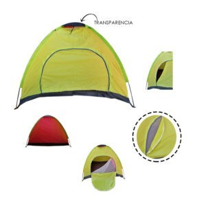 CARPA P/ACAMPAR 4 PERSONAS 0172-3 2X2X1.35M