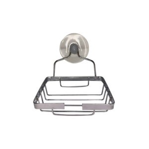 JABONERA CROMADA P/BA?O C/VENTOSA  A-025 11X8CM