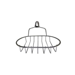 JABONERA CROMADA P/BA?O OVAL 15.5X10CM A-027B