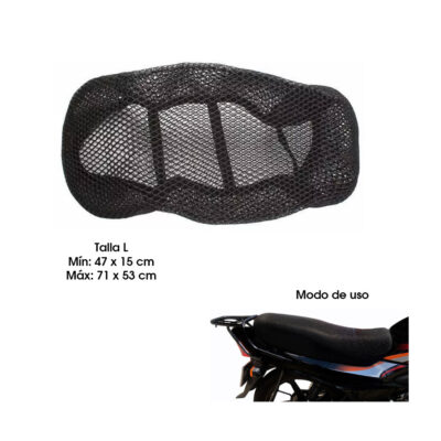 Protector de sillon de moto tipo malla