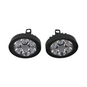 LAMPARA 6 LED P/CARRO REDONDA 2 PCS 108079