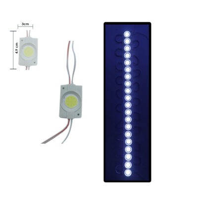 MODULO 9 LED REDONDO 4.5X3CM BLANCO CD-32