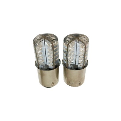 BOMBILLO LED ROJO 1157 2 PUNTOS 1157-3014-48F
